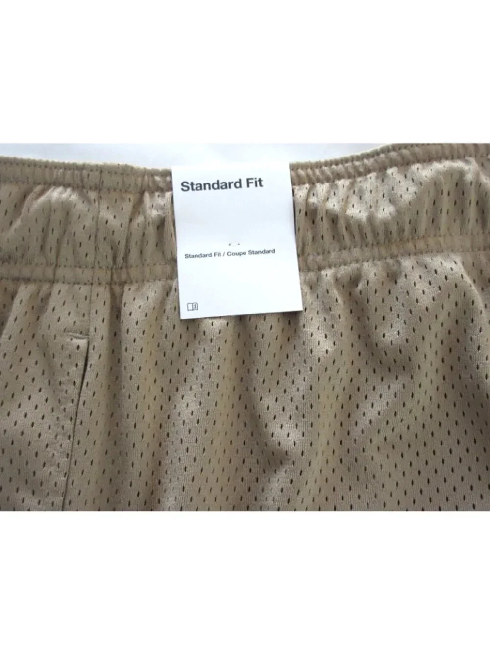 Jordan Men's MVP Mesh 23 Gym Shorts Desert Beige Black Standard Fit NWT